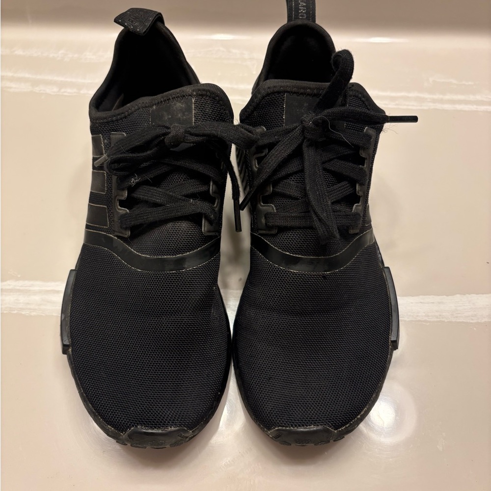 Adidas by Stella McCartney Black Sneakers with Streamlined Design
